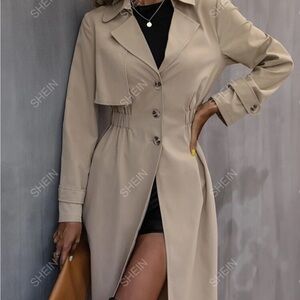 Women’s Cinched Waist Trench Coat